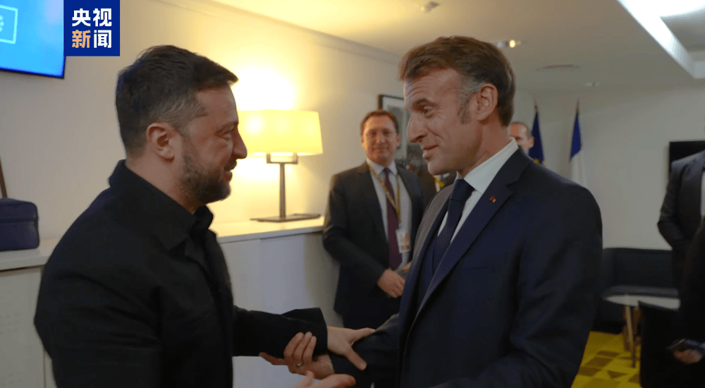 泽连斯基与马克龙会晤 协调“志愿联盟”会议立场